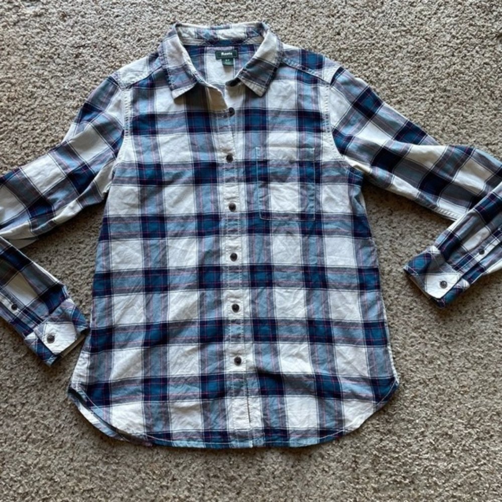Roots plaid shirt size S